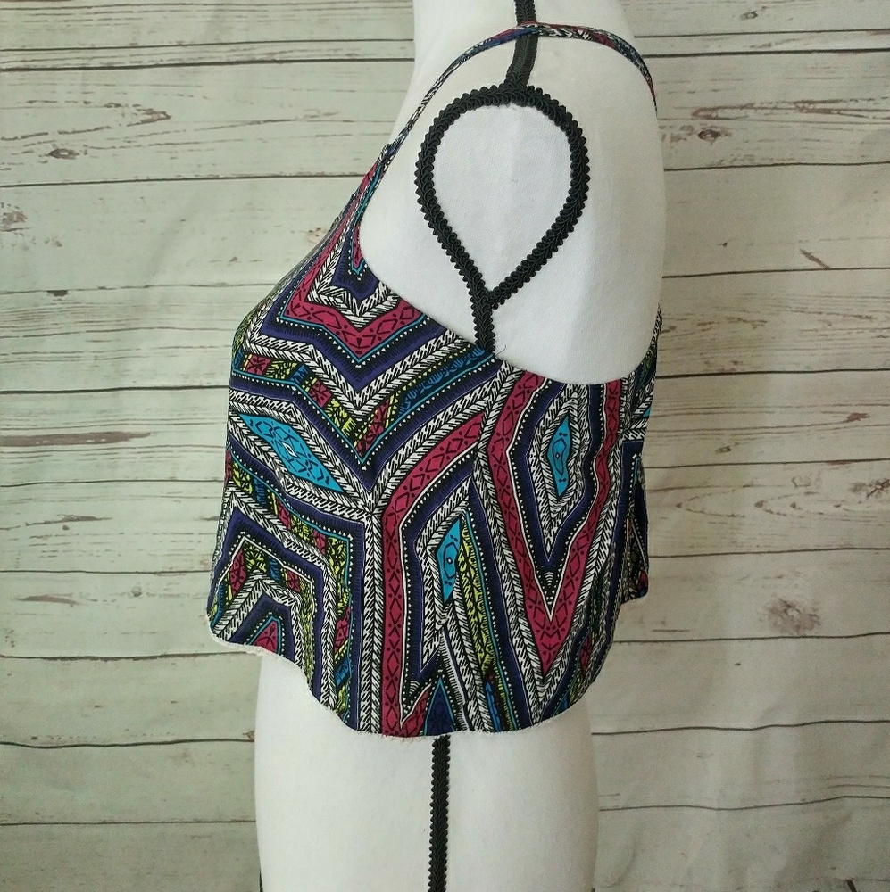 🔴 Mossimo Supply Co. Womens Racerback Crop Top S - Picture 2 of 8
